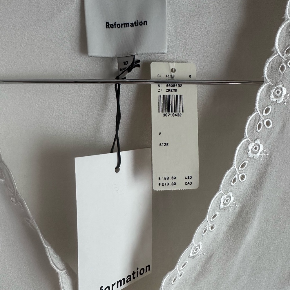 NWT Reformation blouse - Picture 7 of 8